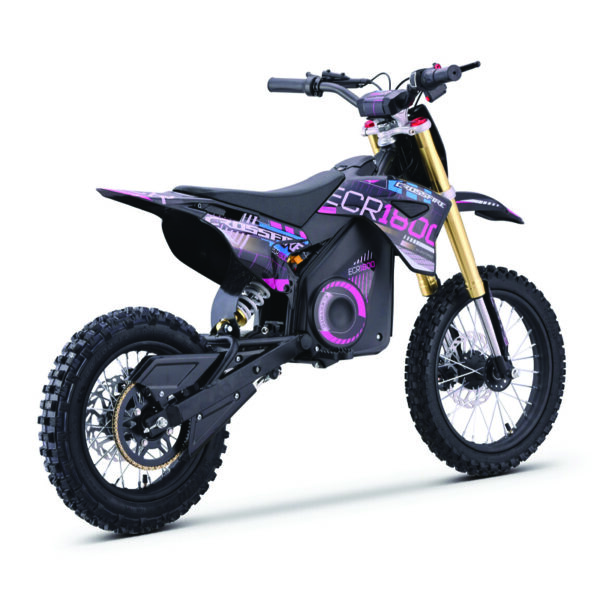 Crossfire ECR1800 Electric Dirt Bike - Pink - Image 4